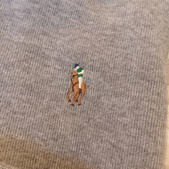 •Polo Ralph Lauren• Heather Grey state rib sweater - Picture 4 of 4